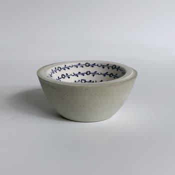 Rumi Concrete & Ceramic Bowl